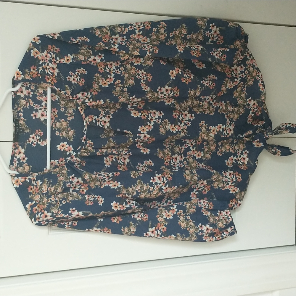 Stitch Fix West Kei Casiya Tie Front Blouse